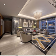 广州港航华庭五房现代效果图